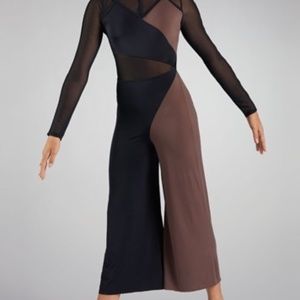 Weissman Elite All We Got Mocha Jumpsuit Dance Costume Size XSA